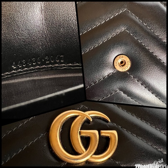 🌺AUTH. GUCCI MARMOT CROSSBODY  WALLET 🌺 - Picture 7 of 16